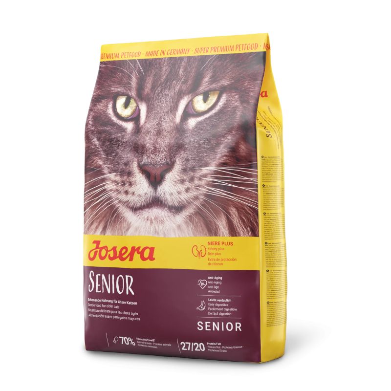 Josera Senior Katze Cat Dry Food Gentle for Older Cats 2kg (Pack of 6)