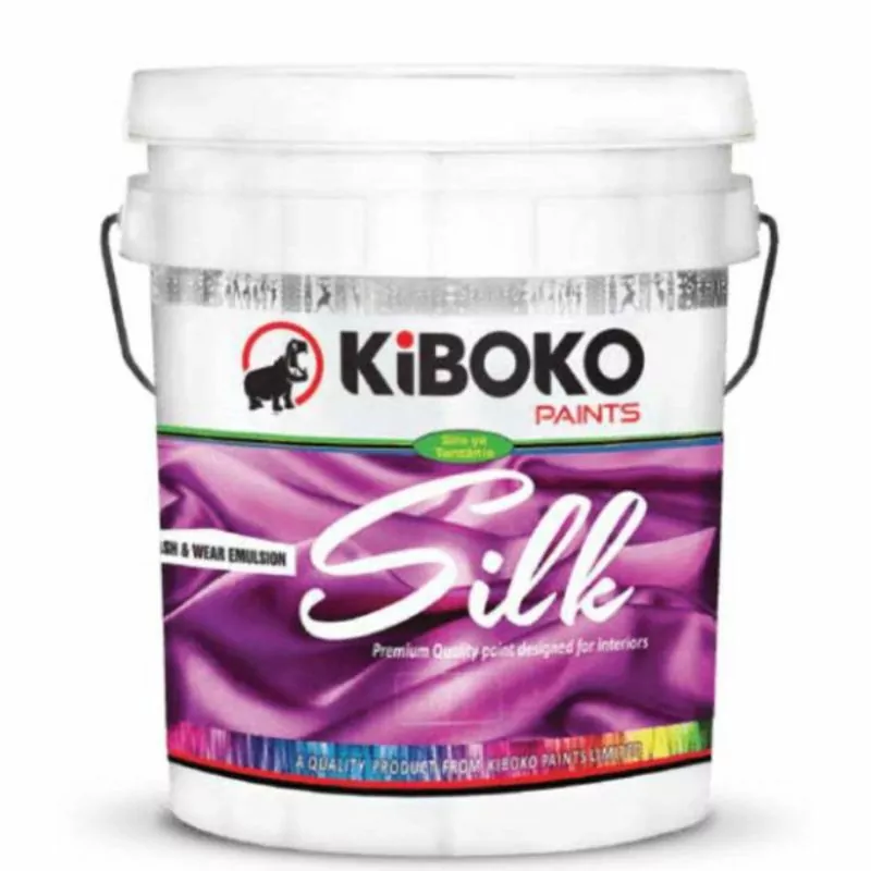 Kiboko Wash N Wear Vinyl Silk Emulsion Interior Paint 20L Special and Deep Shades