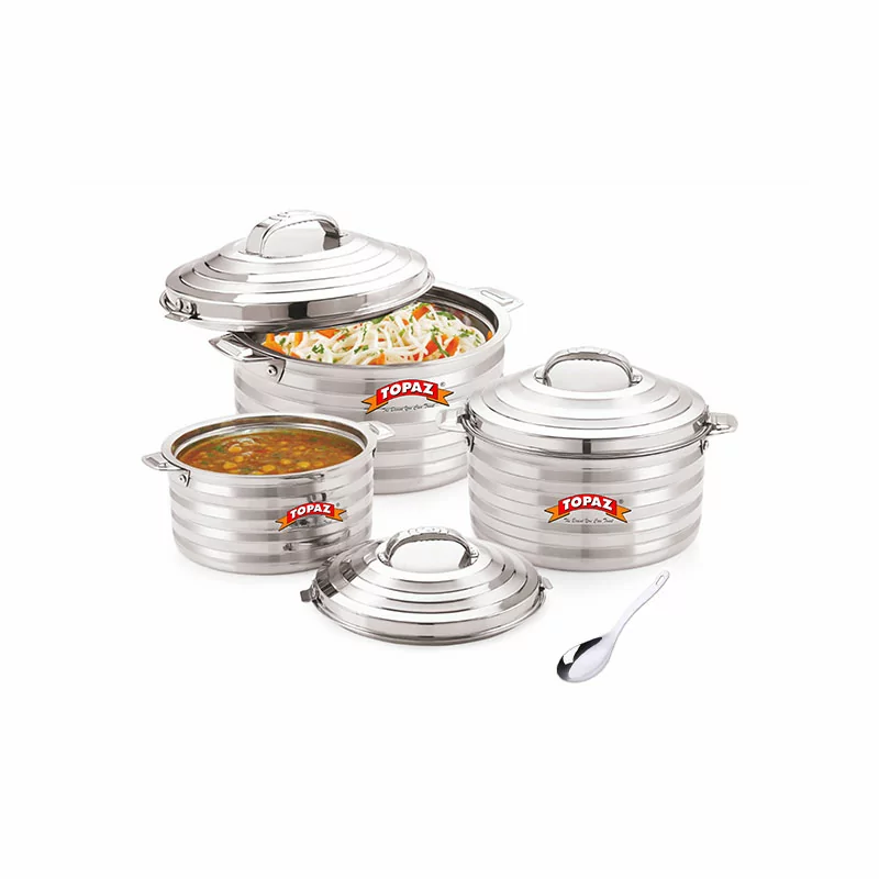 Topaz Hotpot Silverline 3pcs w/ Serving Spoon S2000/3000/4000