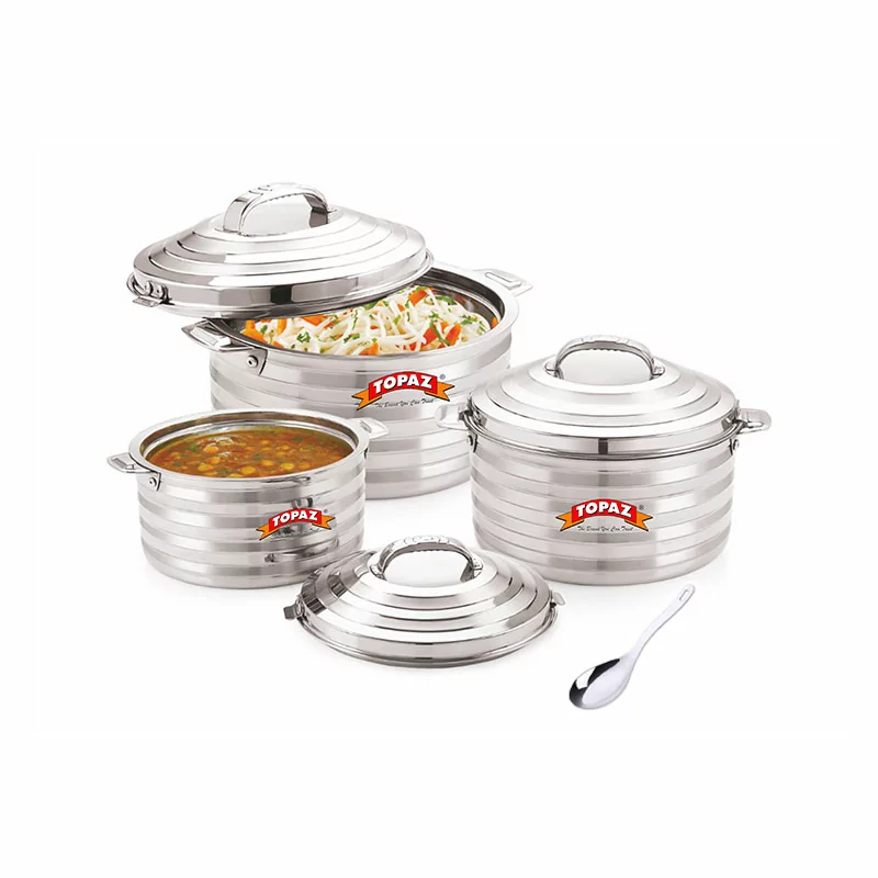 Topaz Hotpot Silverline 3pcs w/ Serving Spoon S3000/4000/6000