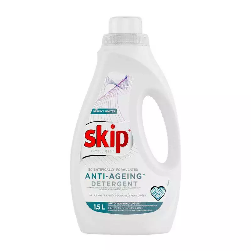 Skip Auto Washing Liquid Perfect for White Clothes 1.5L Pack of 3 SPFWC