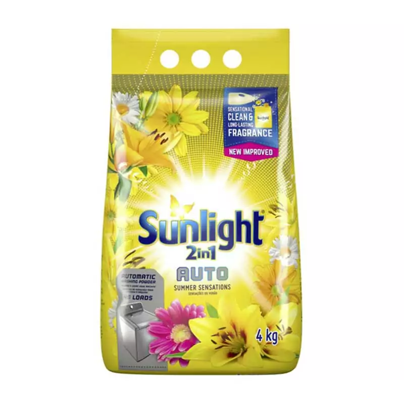 Sunlight Machine Wash 2in1 Auto Detergent 4kg Summer Sensations