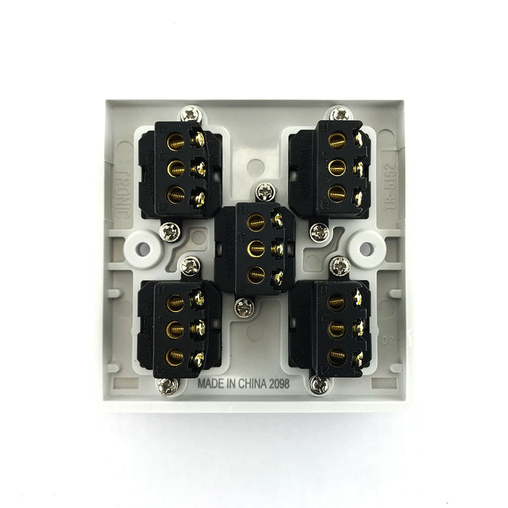 Tronic 5 Gang 2 Way Switch Standard