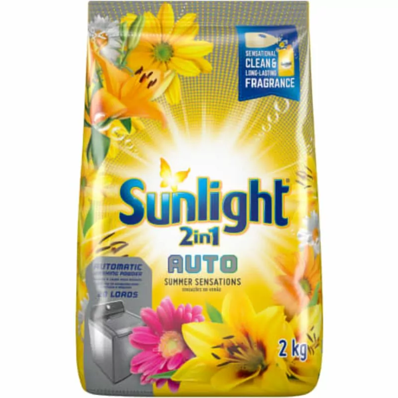 Sunlight Machine Wash 2in1 Auto Detergent 2kg Summer Sensations