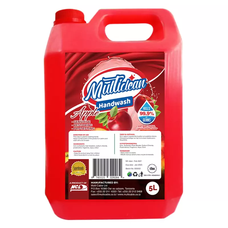 Multi Clean Handwash Liquid Soap 5L Apple