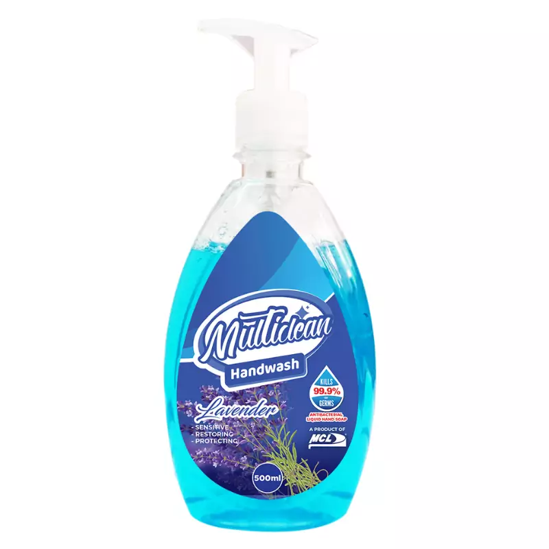 Multi Clean Handwash Liquid Soap 500ml (Pump) Lavender