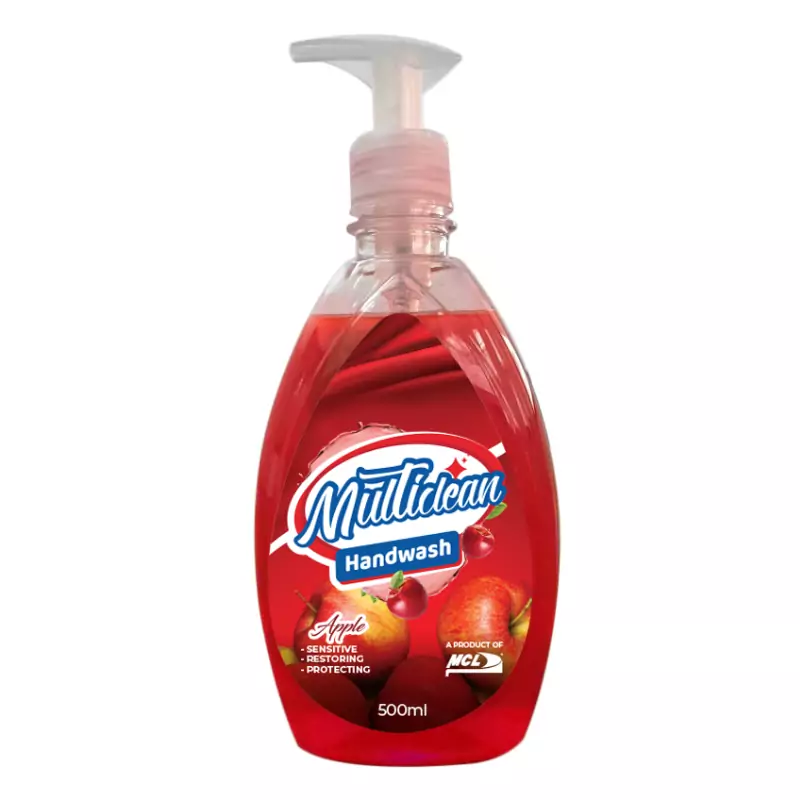 Multi Clean Handwash Liquid Soap 500ml (Pump) Apple