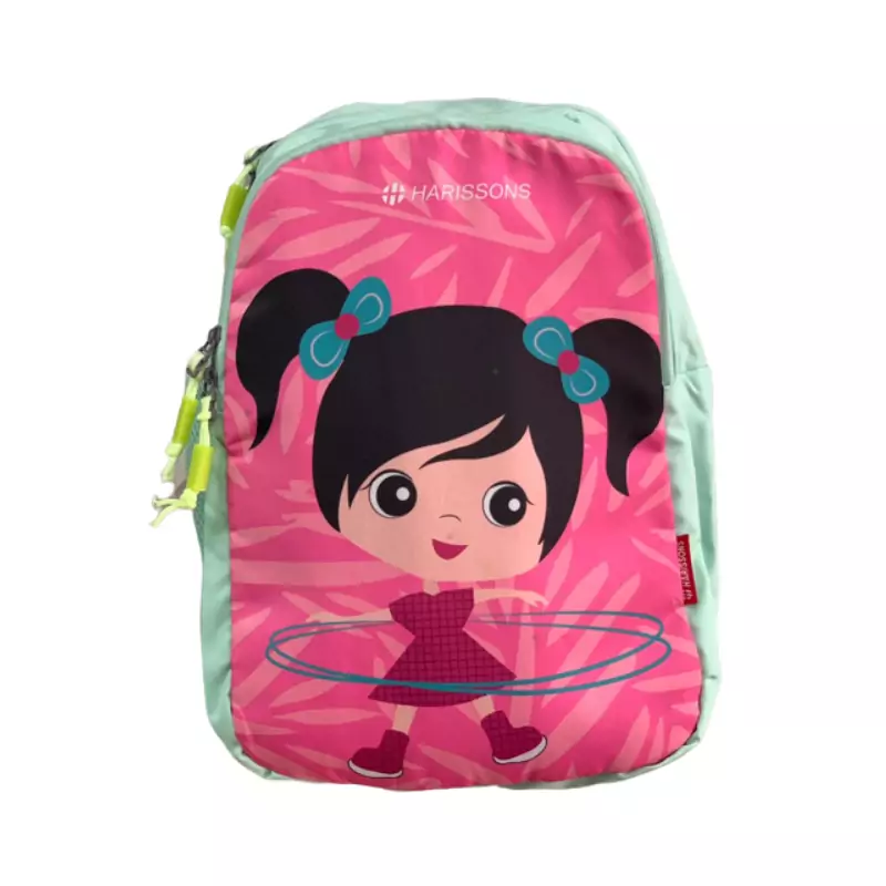 Harissons School Backpack Pony Girl 19L 30 x 39 x 16cm Jagged Ice Pink