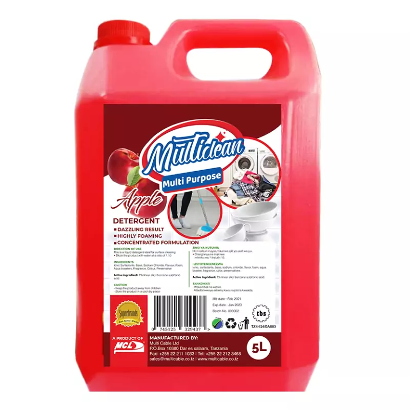 Multi Clean Multipurpose Detergent 5L Apple