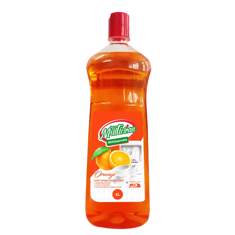 Multi Clean Dishwashing Liquid Soap 1L (Flip Top) Orange