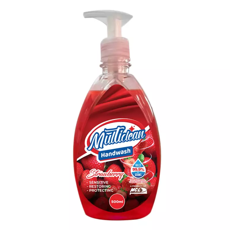 Multi Clean Handwash Liquid Soap 500ml (Pump) Strawberry