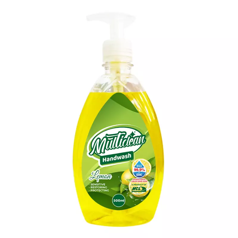 Multi Clean Handwash Liquid Soap 500ml (Pump) Lemon