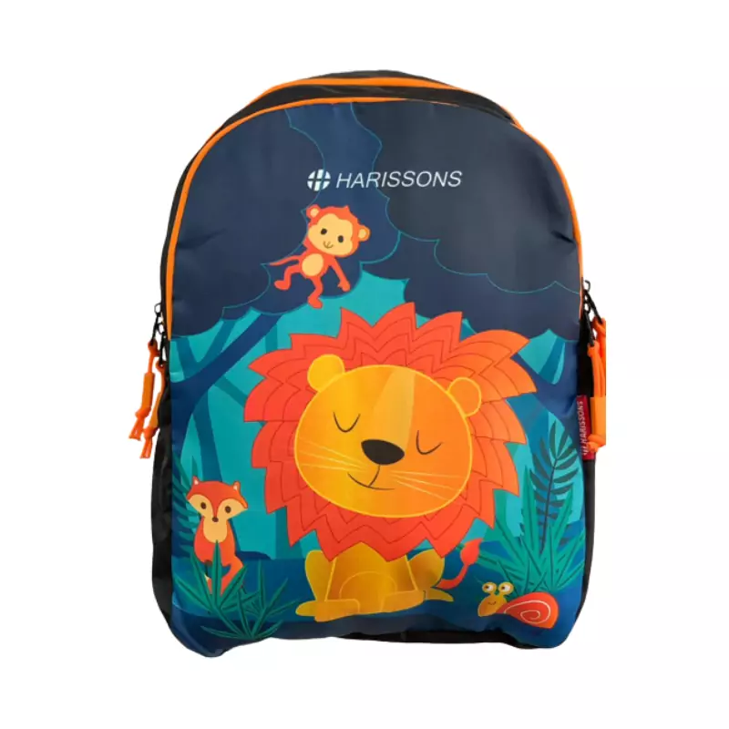 Harissons School Backpack Simba 19L 30 x 39 x 16cm River Bed & Bondi Blue