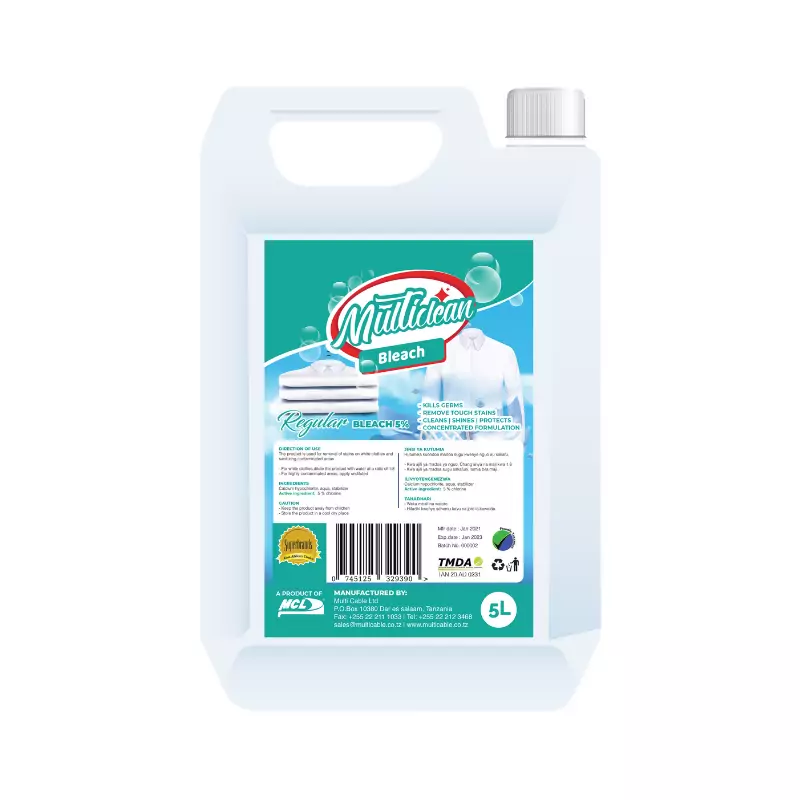 Multi Clean Bleach 5% 5L Regular