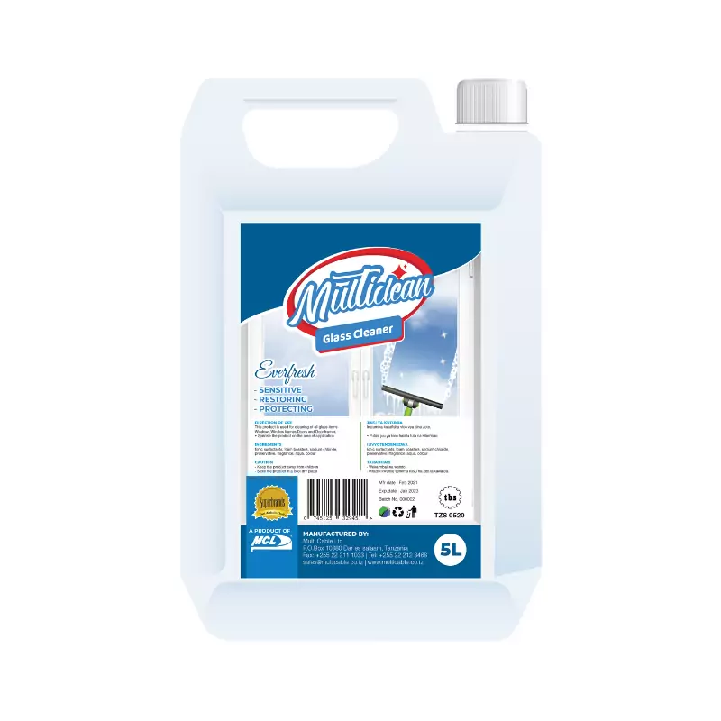 Multi Clean Glass Cleaner 5L Plain