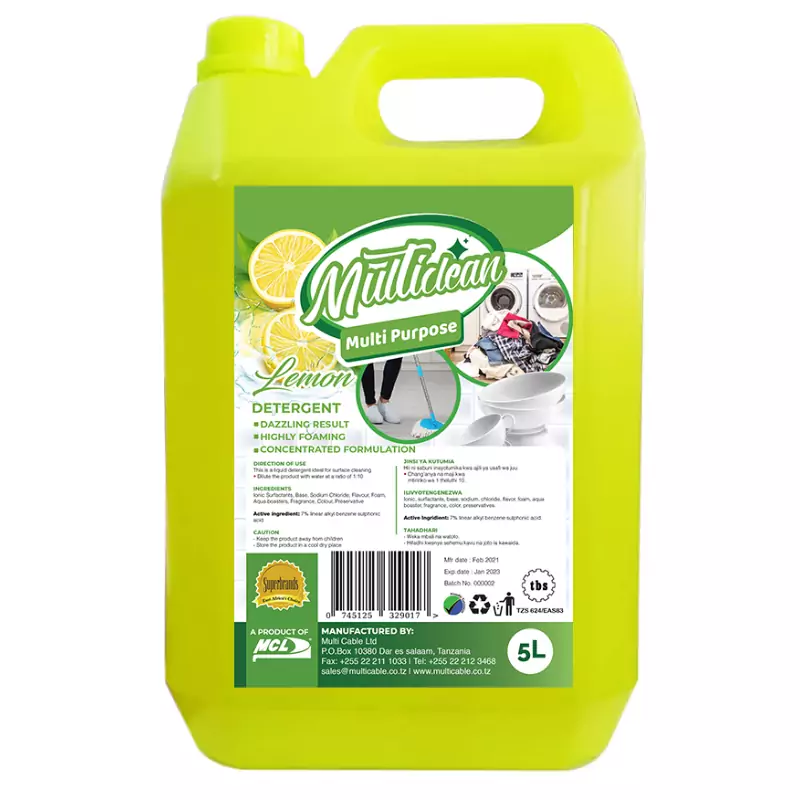 Multi Clean Multipurpose Detergent 5L Lemon