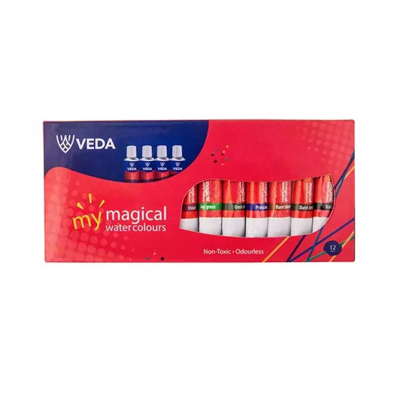 Veda Water Color Paint 18pcs Pack WCT-02 Price of 3 Packs