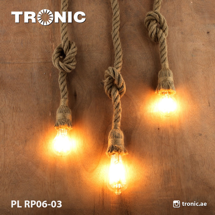 Tronic Rope Lamp 3XE27