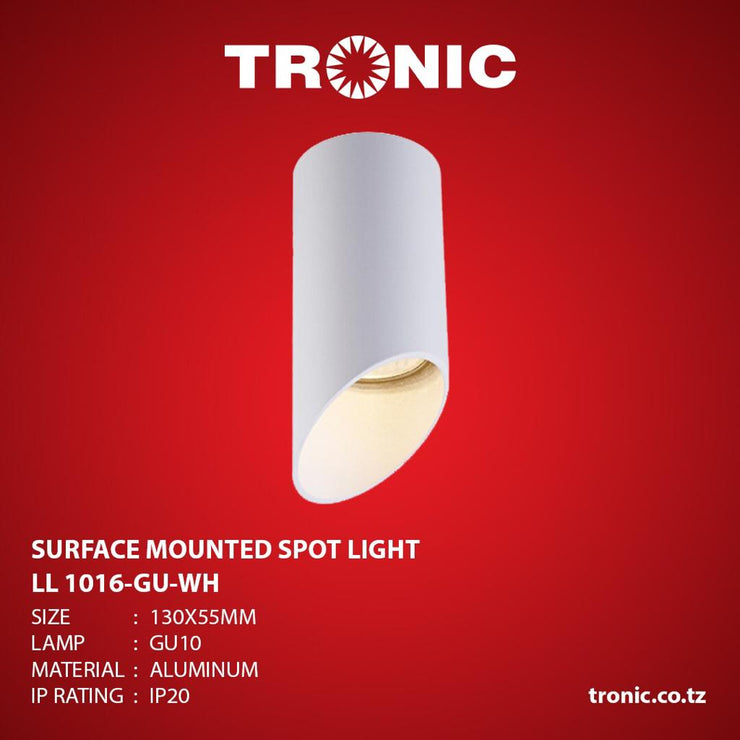 Tronic Cylindrical Oblique Cut Spotlight 130X55