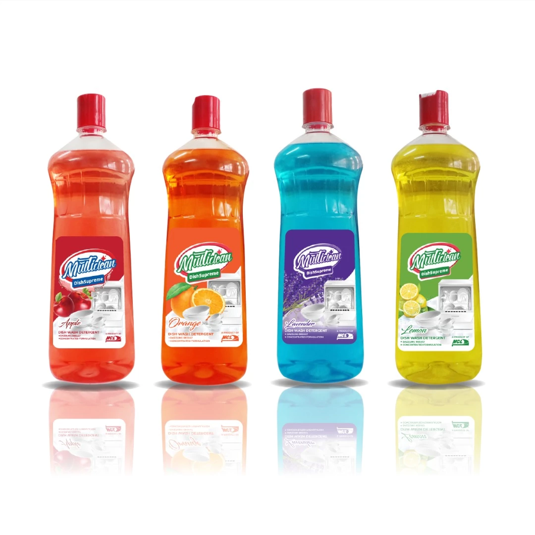 Multi Clean Dishwashing Liquid Soap 1L (Flip Top) Orange