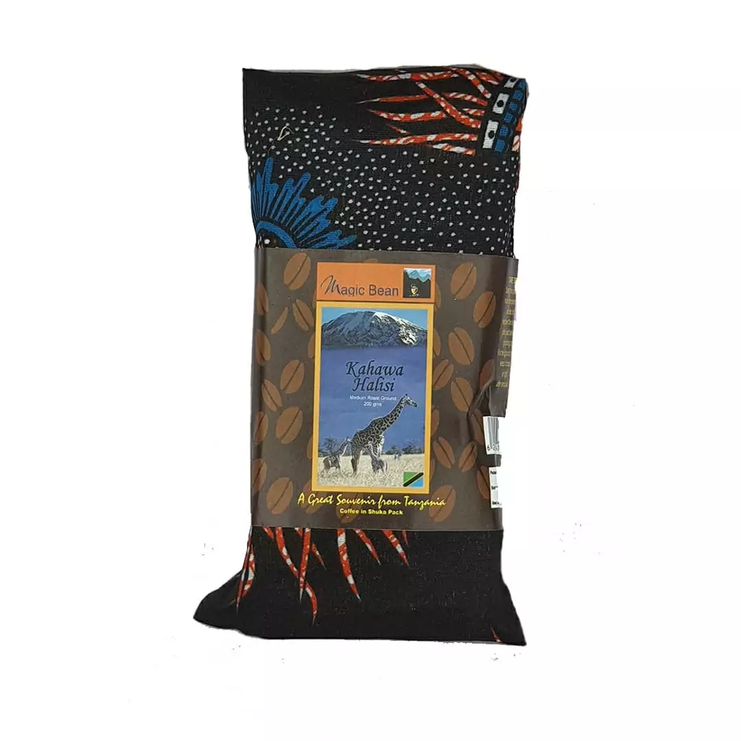 Magic Beans Khanga With Beans 200gms.A ‘single origin’ of fine Arabica bold beans grade “PB” with exceptional taste from the best estates of Kilimanjaro region.