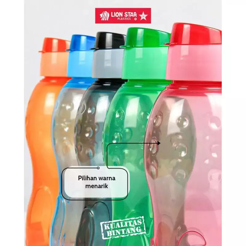 Lionstar Sport Bottle 800ml Akvo NH-82 Leakproof BPA Free Water Bottle for School/Sports