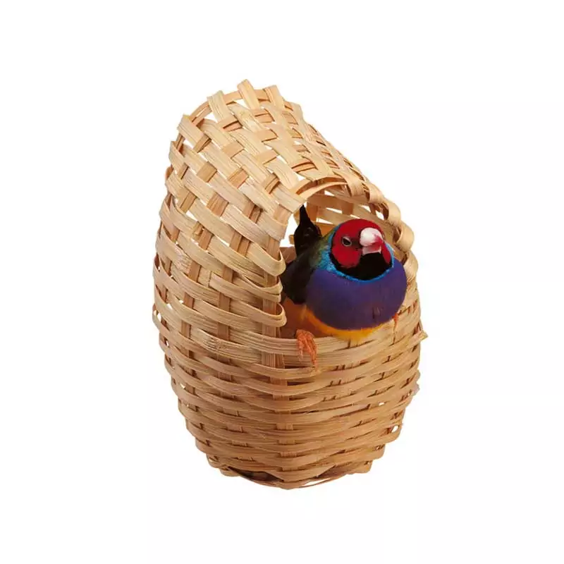 Ferplast Wicker Nest for Canaries, Exotic & Small Birds