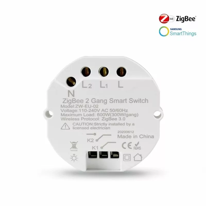 Tuya Smartlife Zigbee Light Inline Module Mini Relay 240V ZW-EU-02