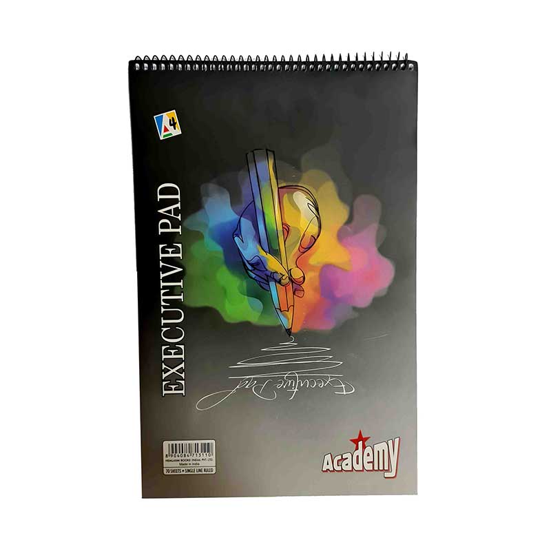 Academy Writing Pad Top Spiral A4 70 Sheets P06450