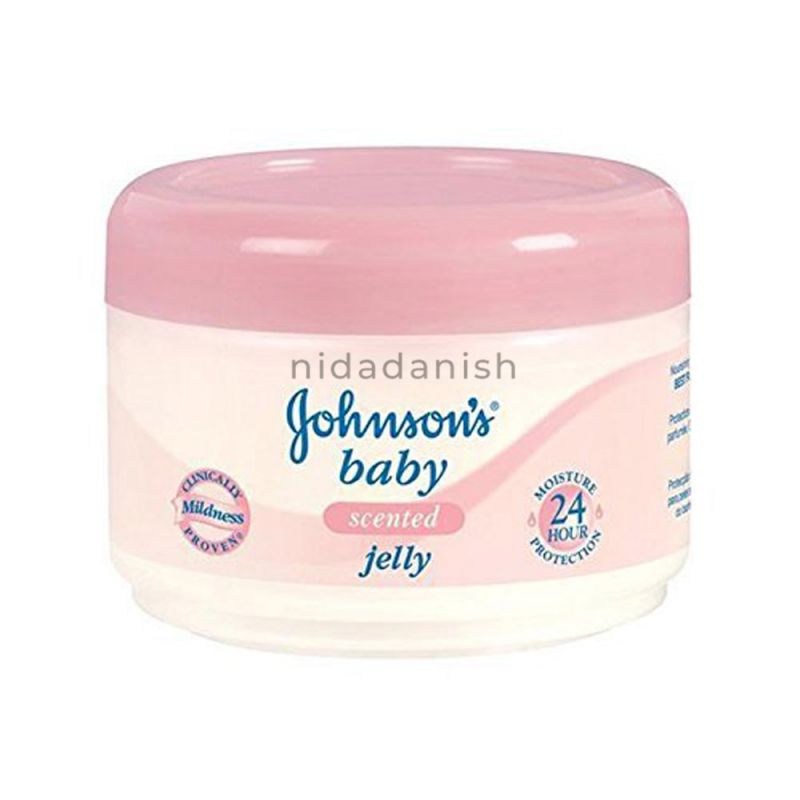 Johnsons Baby Jelly, Body Care, 24 Hour Moisture, Dermatologist Tested, Scented 250ml 2984