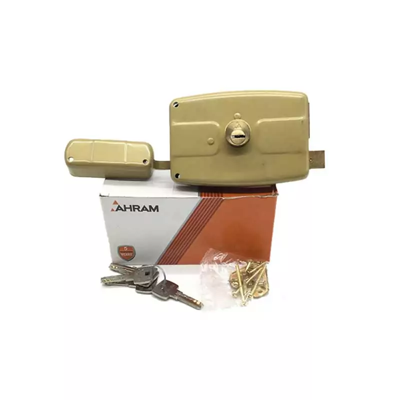 Ahram Gate Lock (Rim Lock) with 4 Computerized Keys