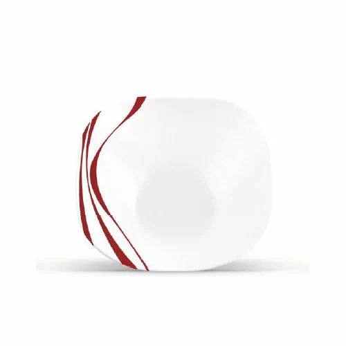 La Opala Bowl Multipurpose Bowl Flowered Midnight Red 145mm 0425