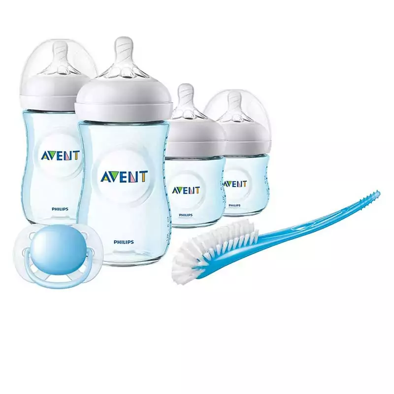 Philips Avent New Born Starter Set Natural Ultra Soft Blue 301/04