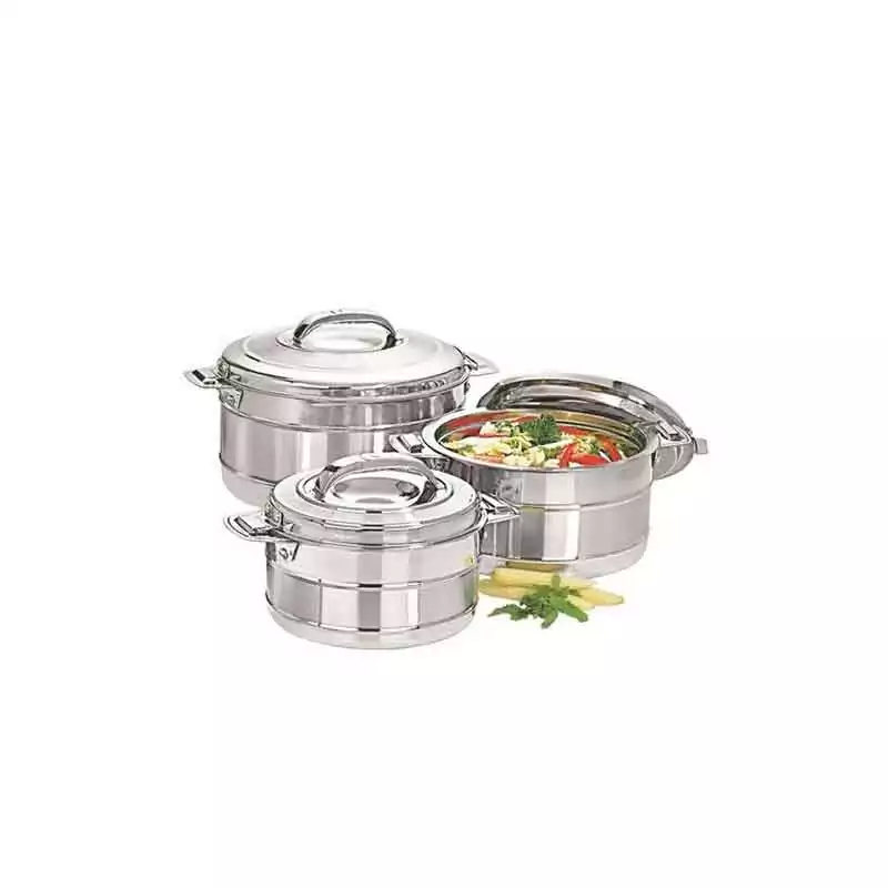 Hotpot Esteelo Avino 1000/2000/3000 Stainless Steel Casserole Insulated Food Warmer