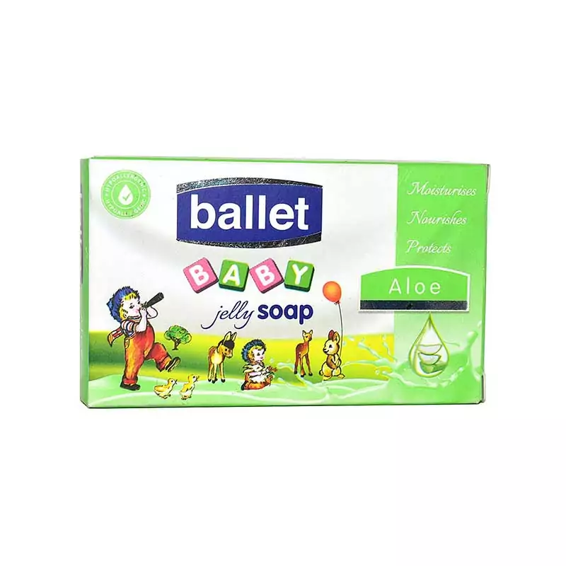 Ballet Baby Jelly Soap Aloe Vera 100g SA03 Pack of 6