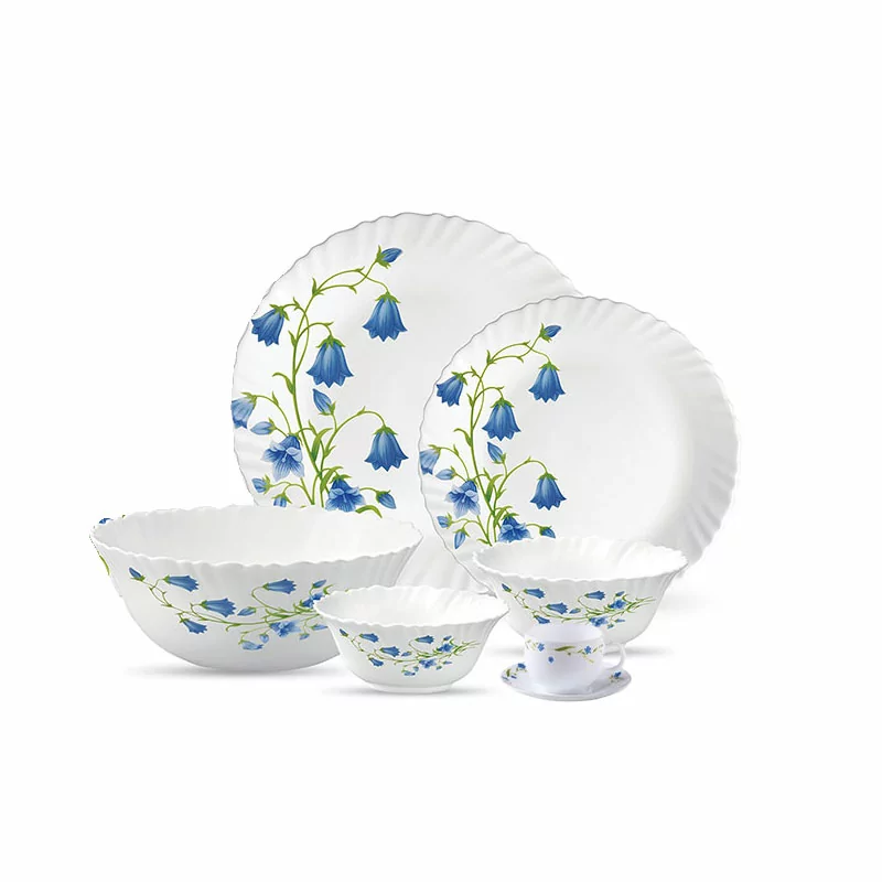 La Opala Dinner Set Blue Bells Classique 20 Pieces LB020