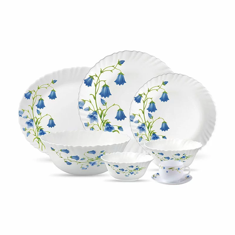 La Opala Dinner Set Blue Bells Classique 38 Pieces LB038