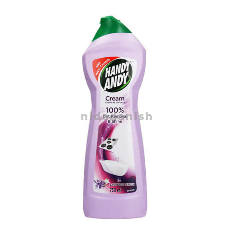 Handy Andy Cleaning Cream 750ml Lavender Fresh Pack of 5