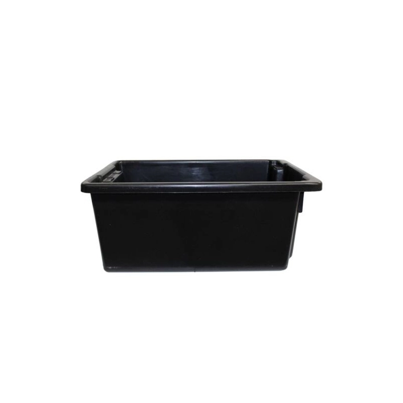 Plastic Storage Box 17CM Black Without Lid