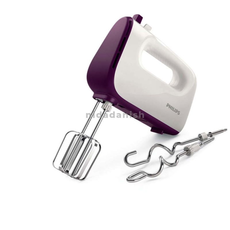 Philips Hand Mixer 400W 3 Speeds 2 Attachments HR3740