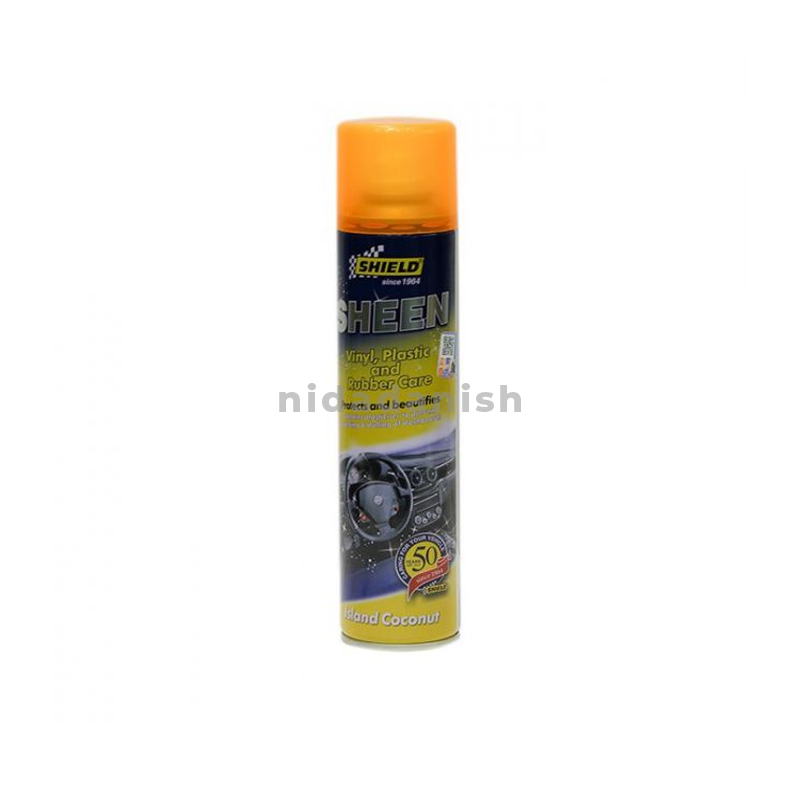 Shield-Auto Sheen Cockpit Spray Island Coconut 300ml SH240