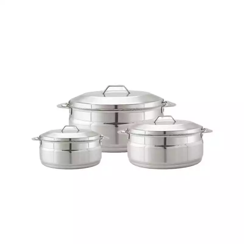 Hotpot Esteelo Crysta 3000/4000/6000 Stainless Steel Casserole Insulated Food Warmer