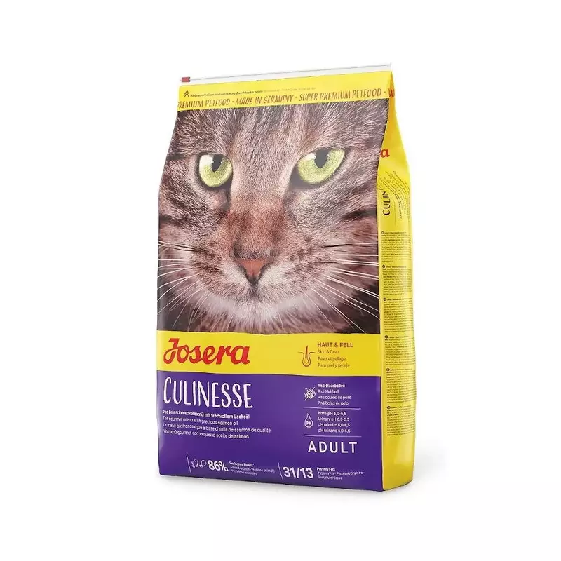 Josera Culinesse Adult Cat Dry Food for picky eaters, Silky & Shiny Coat 2kg