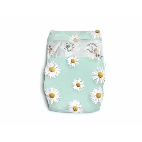 Pure Born Nappies Size 3, 5.5-8kg, 2-8 Months (Pack of 56pcs)