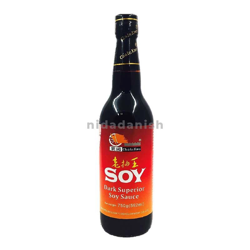 Chain Kwo Dark Superior Soya Sauce 1L (Pack of 2)