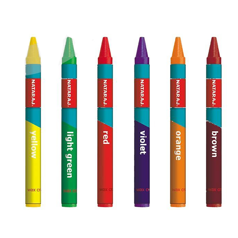 Nataraj Crayon Regular 90mm 16 Colours P04094