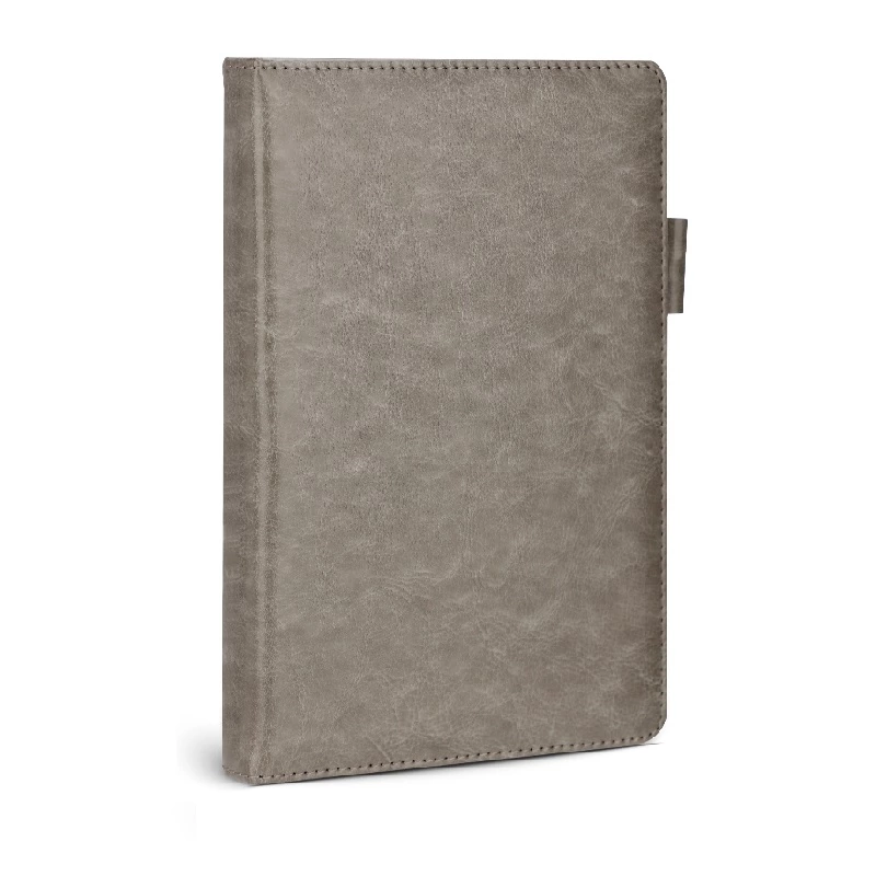 Deli Leather Cover Notebook 180 Sheets 22298