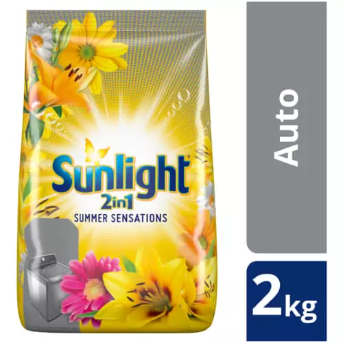 Sunlight Machine Wash 2in1 Auto Detergent 2kg Summer Sensations