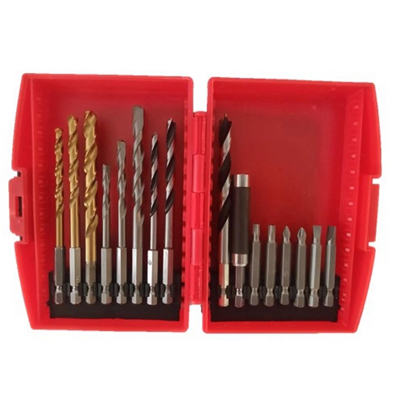 Crown Screwdriver and Drill Bits Set 16 Pcs CTSBP0102