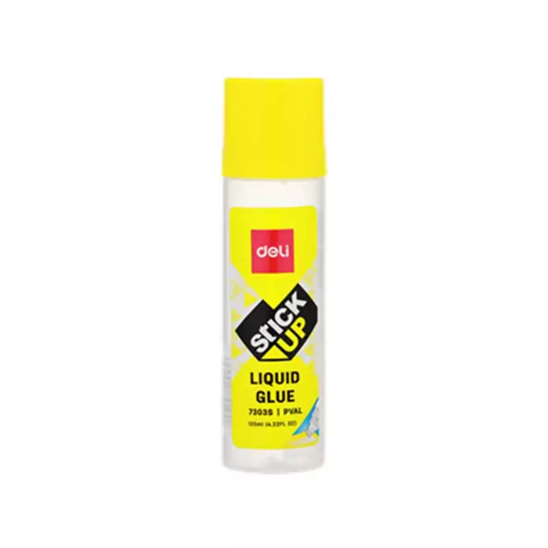 Deli Liquid Glue with Sponge Dispenser 125ml E7303S